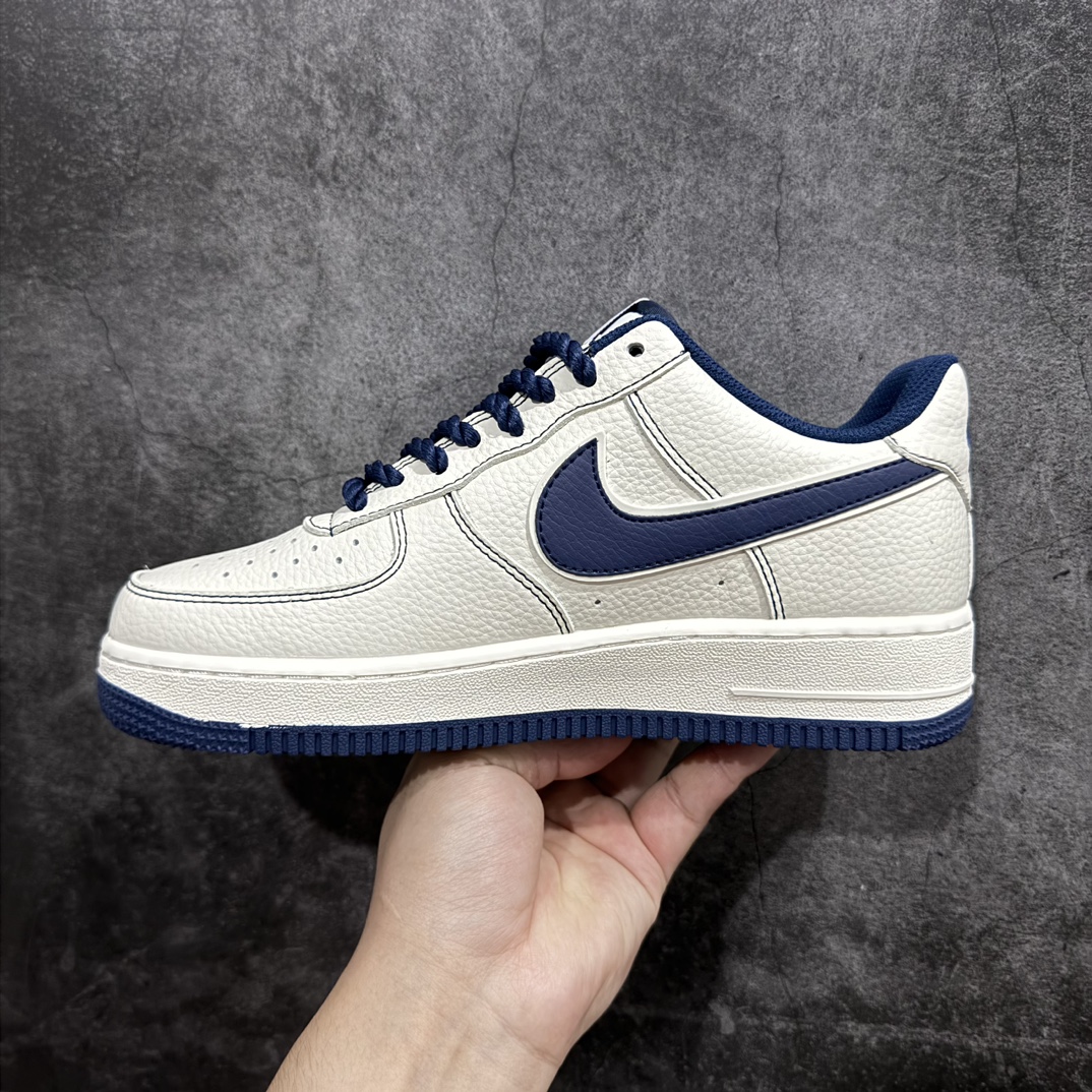 NikeAirForce1Low07xUNDEFEATED白蓝小钩麻绳原楦头原纸板打造纯正低帮空军版型专