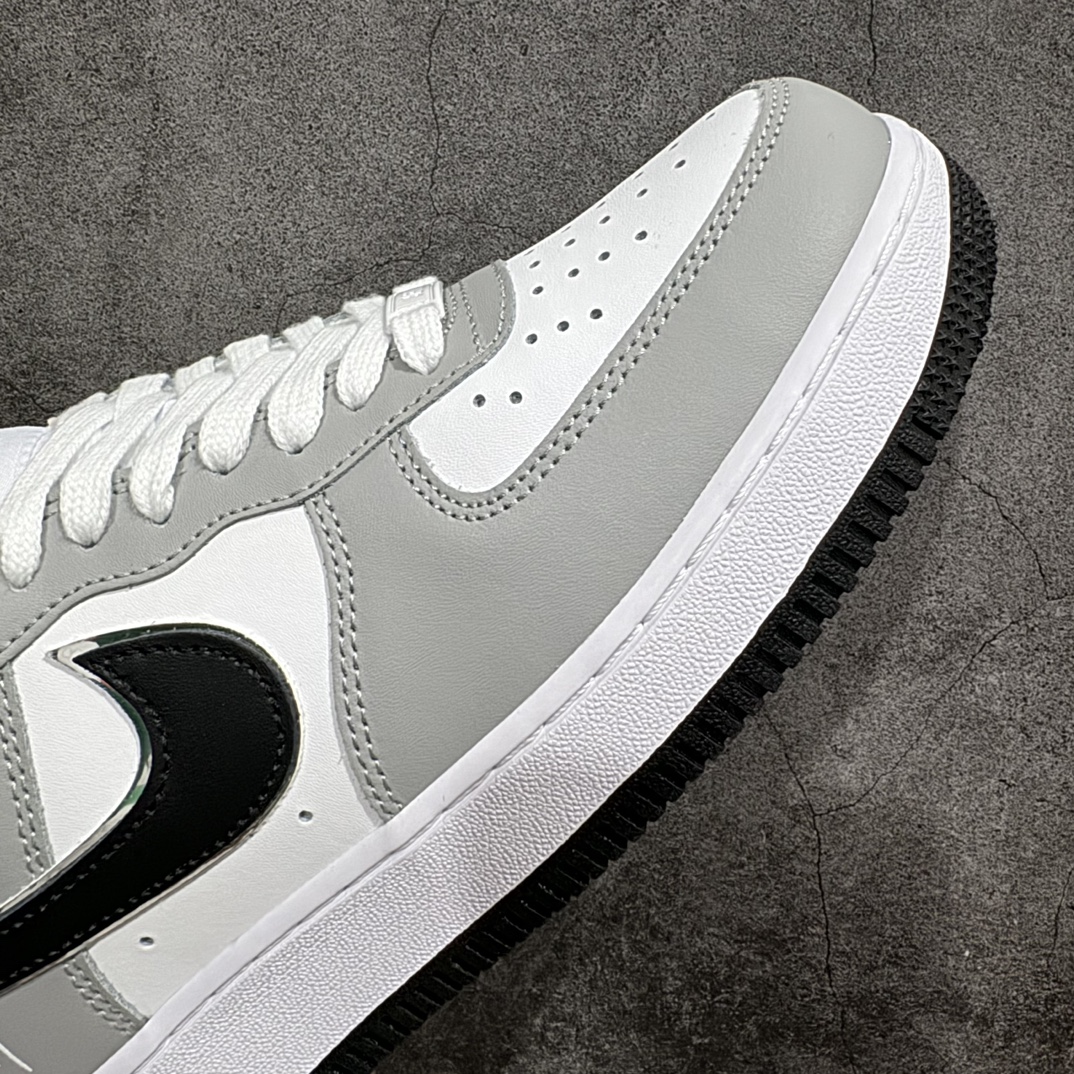 官方爆款定制二次元主题NikeAirForce1Low078weetheart白灰黑双勾喷绘空军一号低帮