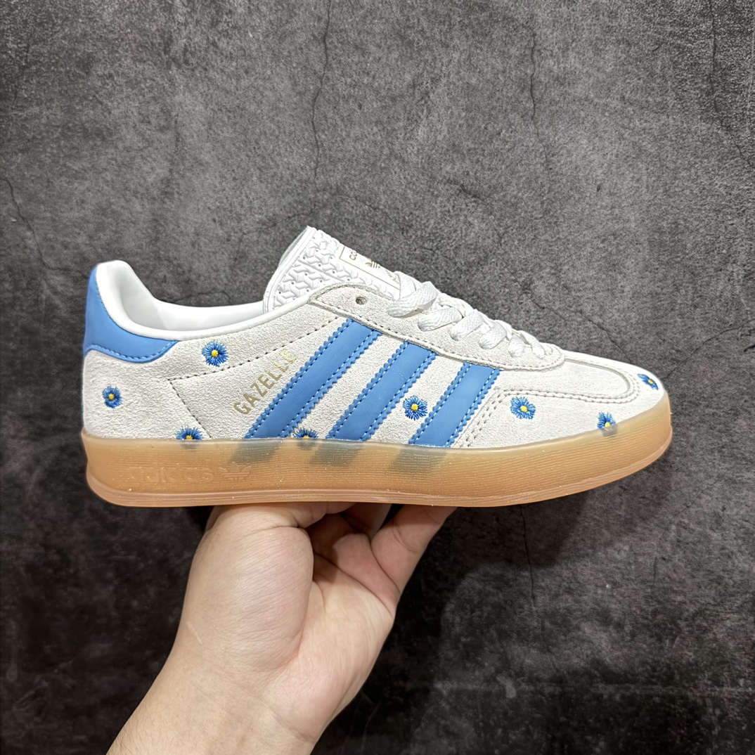 T版纯原性价比AdidasGazelleIndoorTrainers羚羊内训系列低帮复古百搭休闲运动德训