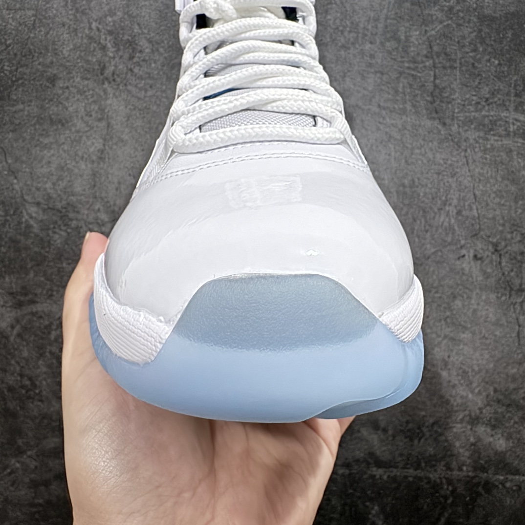 图片[5]-【莞产裁片版】Air Jordan 11 “Legend Blue” AJ11 传奇蓝 北卡蓝 2024年发售版 货号：CT8012-104nn莞产外贸大厂出品 品质极高n台湾原厂牛津布，密度紧实，感光度高n领口定型与填充物饱和度完美契合n鞋身主材质均来自三本久sadisa 俗称原厂皮料n鞋身全电脑针车，针距固定，间距平行，转弯自然n蓝色电绣飞人LOGO，饱满自然n冰蓝水晶大底，色泽鲜艳，透光度高 台湾原产碳板n盒标立体标，内置感应芯片内里SIZE标，LNM代工厂n目前市场首个纯原版本 市场第一梯队品质 尺码：40.5-48.5 编码：LJQ500520-鞋库