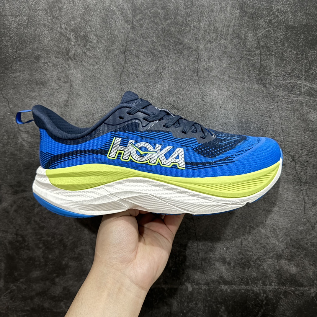 纯原版美国新兴跑鞋品牌HokaOneOneSkyflowMLow天空气流系列低帮超轻透气公路休闲运动慢跑