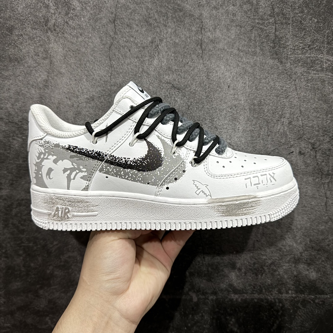 【公司级】Nk Air Force 1\’07 Low 和平鸽 喷绘 空军一号绑带低帮休闲板鞋 ZH0316-031rn#定制皮料 原厂3D打印 定制鞋盒 原楦原纸板 纯正空军版型 内置全掌气垫r 尺码：36 36.5 37.5 38 38.5 39 40 40.5 41 42 42.5 43 44 44.5 45  编码：HXS310320-鞋库