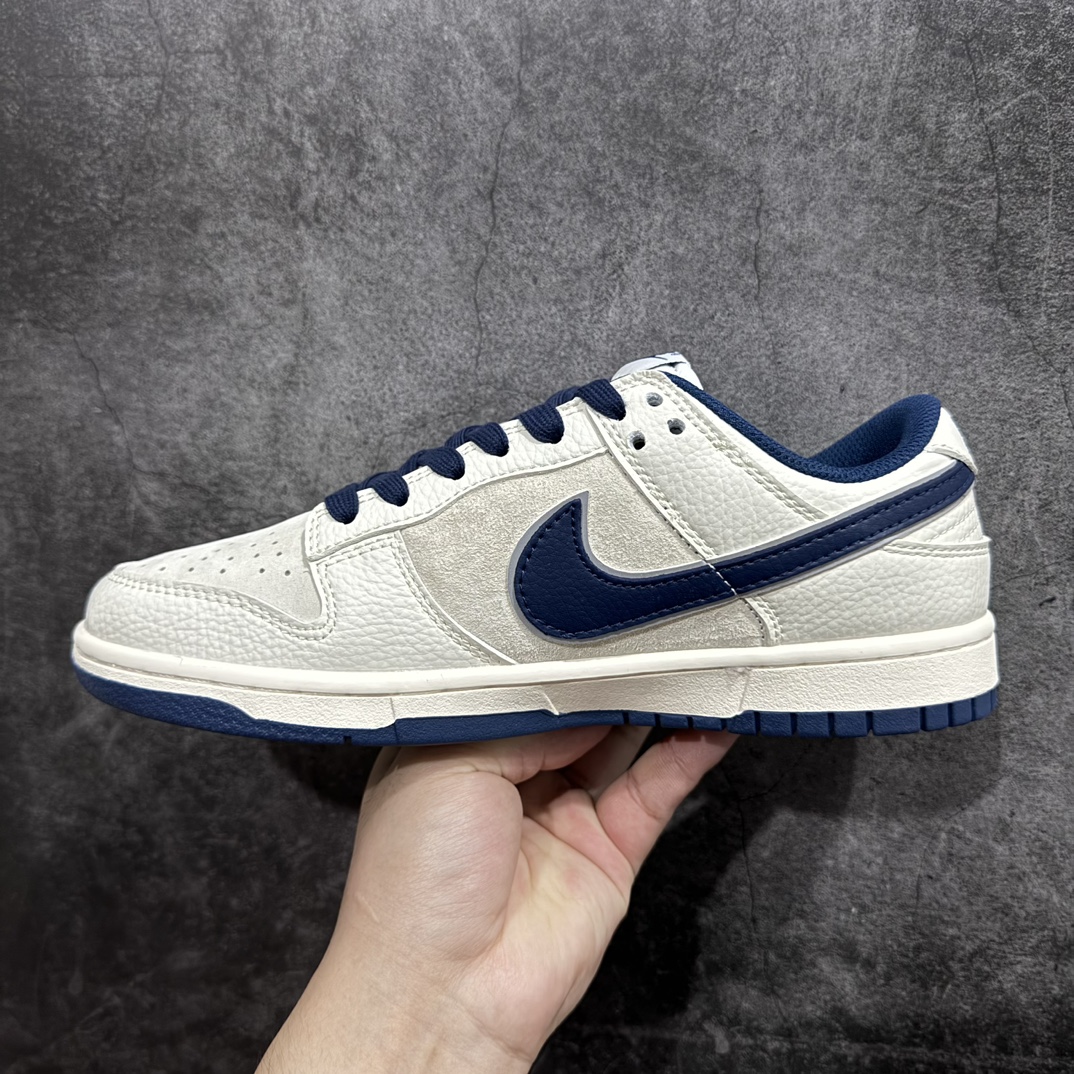 图片[2]-【定制版】Nk SB Dunk Low Supreme联名-双勾米深蓝 周年高端定制 低帮休闲板鞋 XX2025-668rn#定制鞋盒 大厂纯原品质出货 超高清洁度 皮料切割干净无任何毛边 细节完美 r 尺码：36 36.5 37.5 38 38.5 39 40 40.5 41 42 42.5 43 44 44.5 45 编码：HXS320340-鞋库