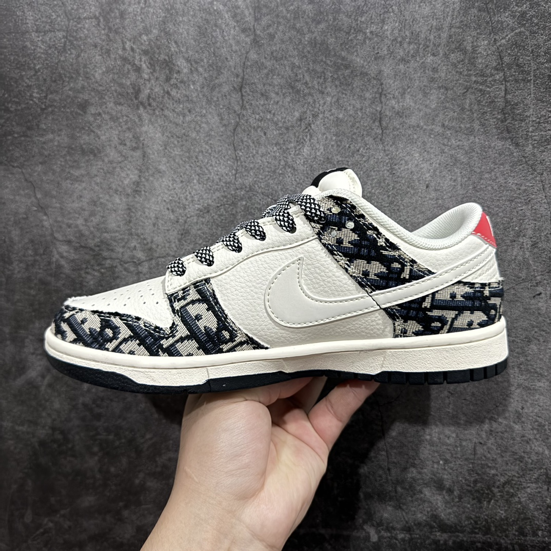 图片[2]-【定制版】Nk SB Dunk Low 迪奥联名-黑灰花纹 周年高端定制 低帮休闲板鞋 XY1688-010rn#定制鞋盒 大厂纯原品质出货 超高清洁度 皮料切割干净无任何毛边 细节完美 r 尺码：36 36.5 37.5 38 38.5 39 40 40.5 41 42 42.5 43 44 44.5 45 9.E编码：HXS320340-鞋库