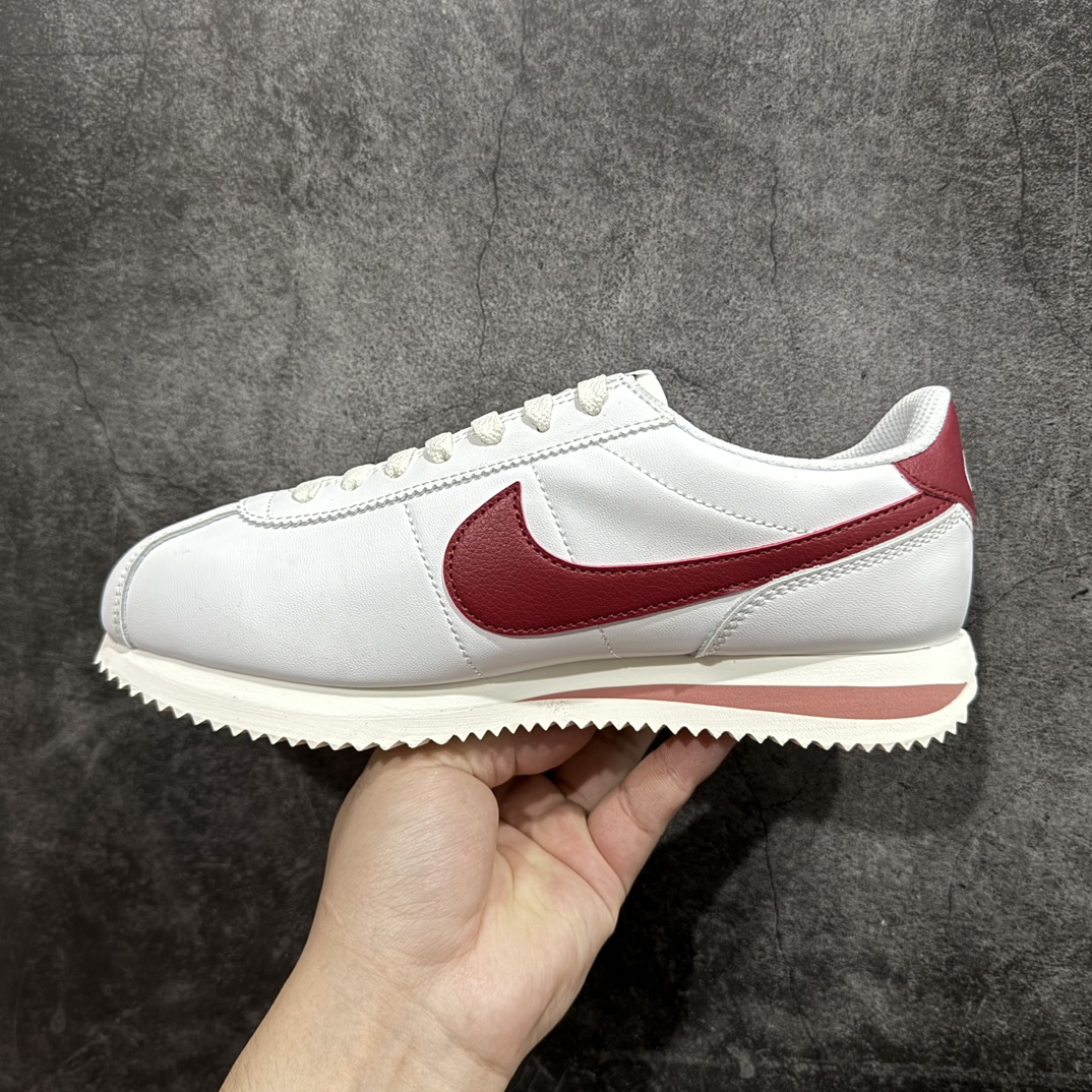 图片[2]-【TG纯原】NK Classic Cortez Leather 阿甘复古初代皮革慢跑鞋 货号：DN1791-103nn缓震防滑耐磨同源头层皮料 原厂模具 公司级标准检验QC 区分市面一切版本 完美复刻阿甘复古鞋型 尺码：35-45 编码：DL200220-鞋库