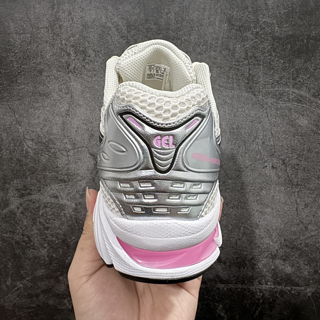 纯原版ASICSGEL-KAYANO14亚瑟士系列轻量缓震休闲运动跑步鞋银黑粉目前市场最优品质鞋型细节秒