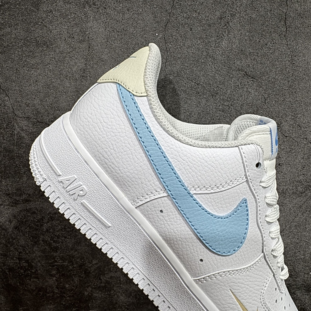 图片[7]-【公司级】Nike Air Force 1 ’07 Low “天空浅蓝”空军一号低帮百搭休闲运动板鞋。柔软、弹性十足的缓震性能和出色的中底设计，横跨复古与现代的外型结合，造就出风靡全球三十多年的Force 1，直到今天还深受青睐货号：HF0022-100n码数：36 36.5 37.5 38 38.5 39 40 40.5 41 42 42.5 43 44 44.5 45 编码：CC230240-鞋库