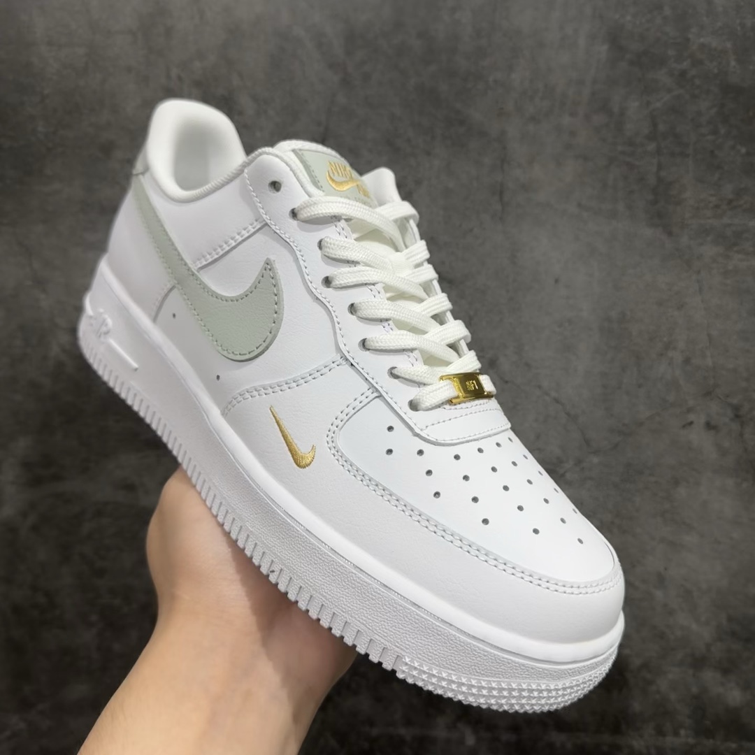 NikeAirForce1Low白橄榄绿迷你勾空军一号低帮运动休闲板鞋官方同步原装级别原楦头原纸板打造纯