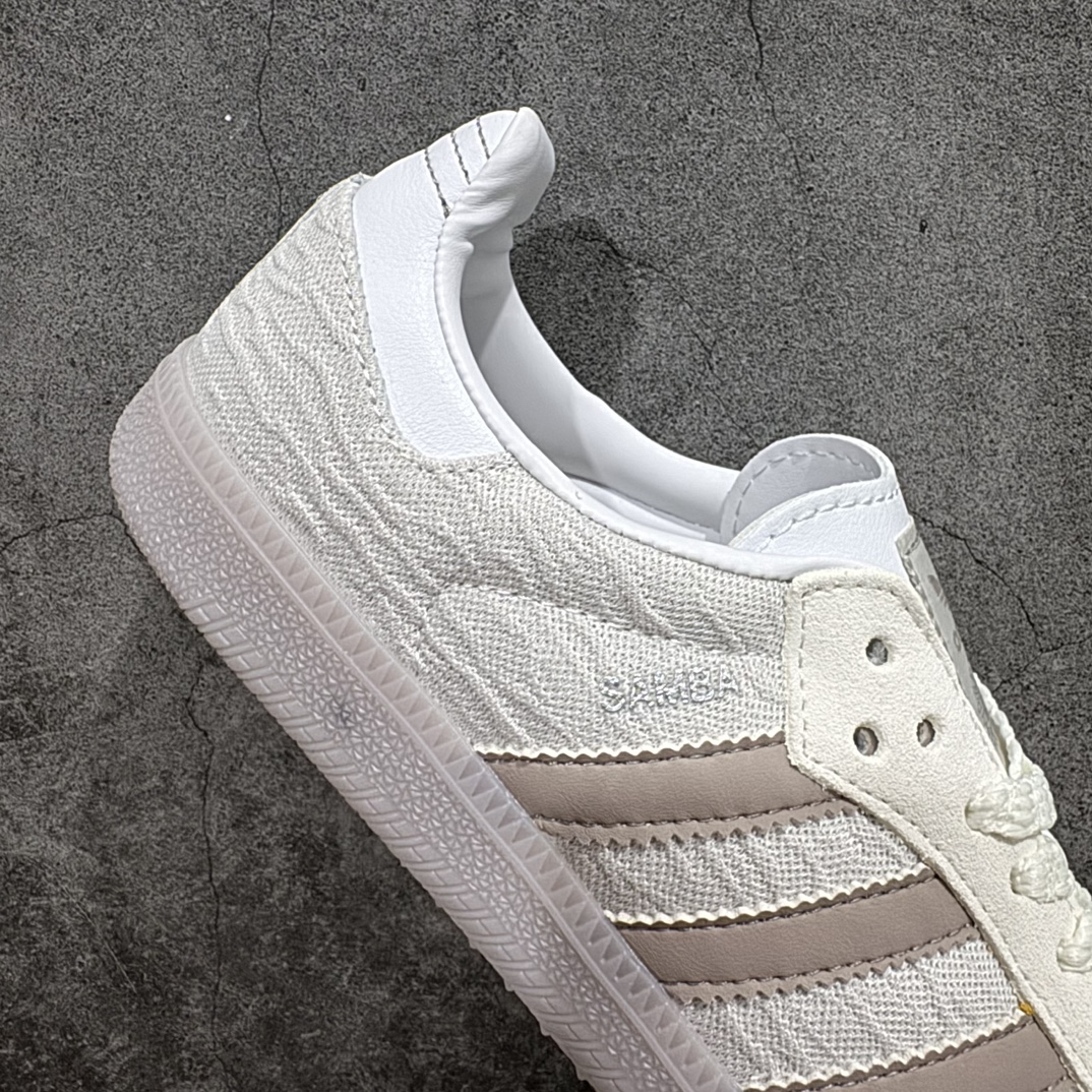 图片[7]-【正确版】阿迪达斯/三叶草Adidas Originals Samba OG桑巴舞系列绅士德训足球风百搭低帮休闲运动板鞋“奶灰蕾丝生胶底”n男女鞋真标半码制n升级原楦原纸版数据开发n采用翻毛皮组合提花帆布鞋面材质n内环保可再生海玻璃鞋垫 外置RB耐磨防滑橡胶大底❗️ 货号：JP5674  尺码：35⅔ 36 36⅔ 37⅓ 38 38⅔ 39⅓ 40 40⅔ 41⅓ 42 42⅔ 43⅓ 44 44⅔ 45 编码：DZTB230250-鞋库