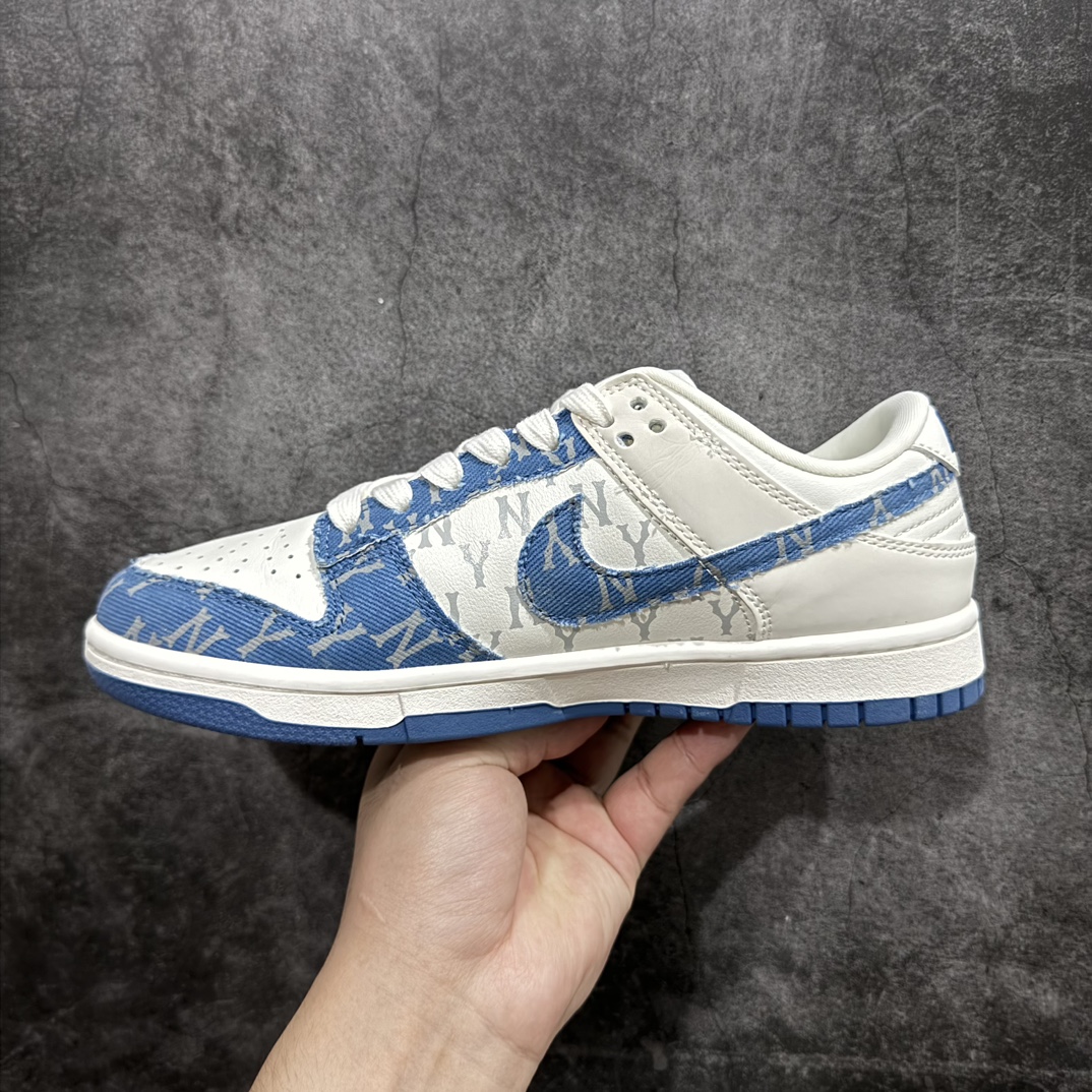 定制版NikeSBDunkLowxMLB白牛仔蓝纯原大厂出品极力推荐原装头层材料独家版型蒸餾加工帶來的是