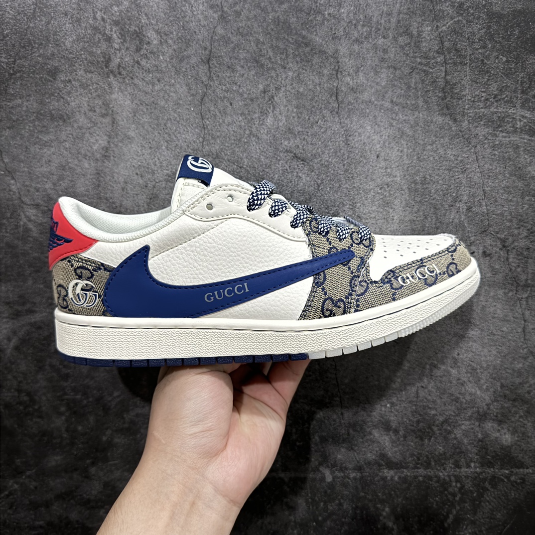 定制版TravisScottxFragmentDesignxAirJordan1LowOGSPAJ1乔1