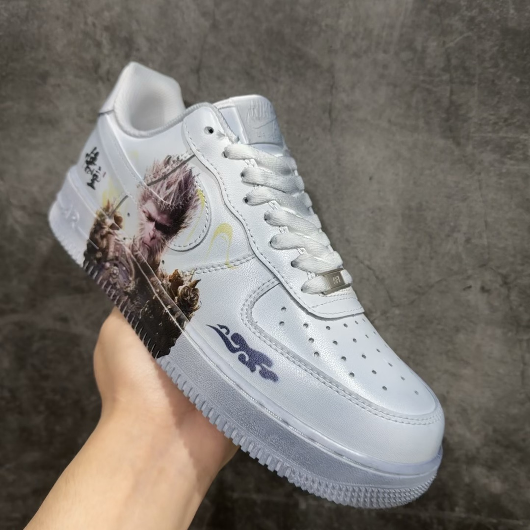 NikeAirForce1Low黑神话悟空原装级别原楦头原纸板打造纯正空军版型专注外贸渠道全掌内置蜂窝气