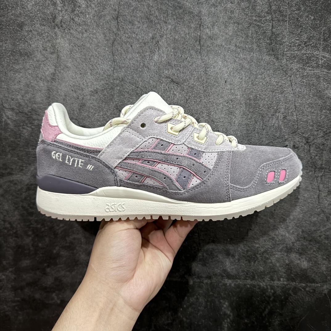 AsicsGel-Lyte3反毛皮织物休闲跑步鞋GEL-LYTETIIIOG运动鞋再次以其90年代初期的