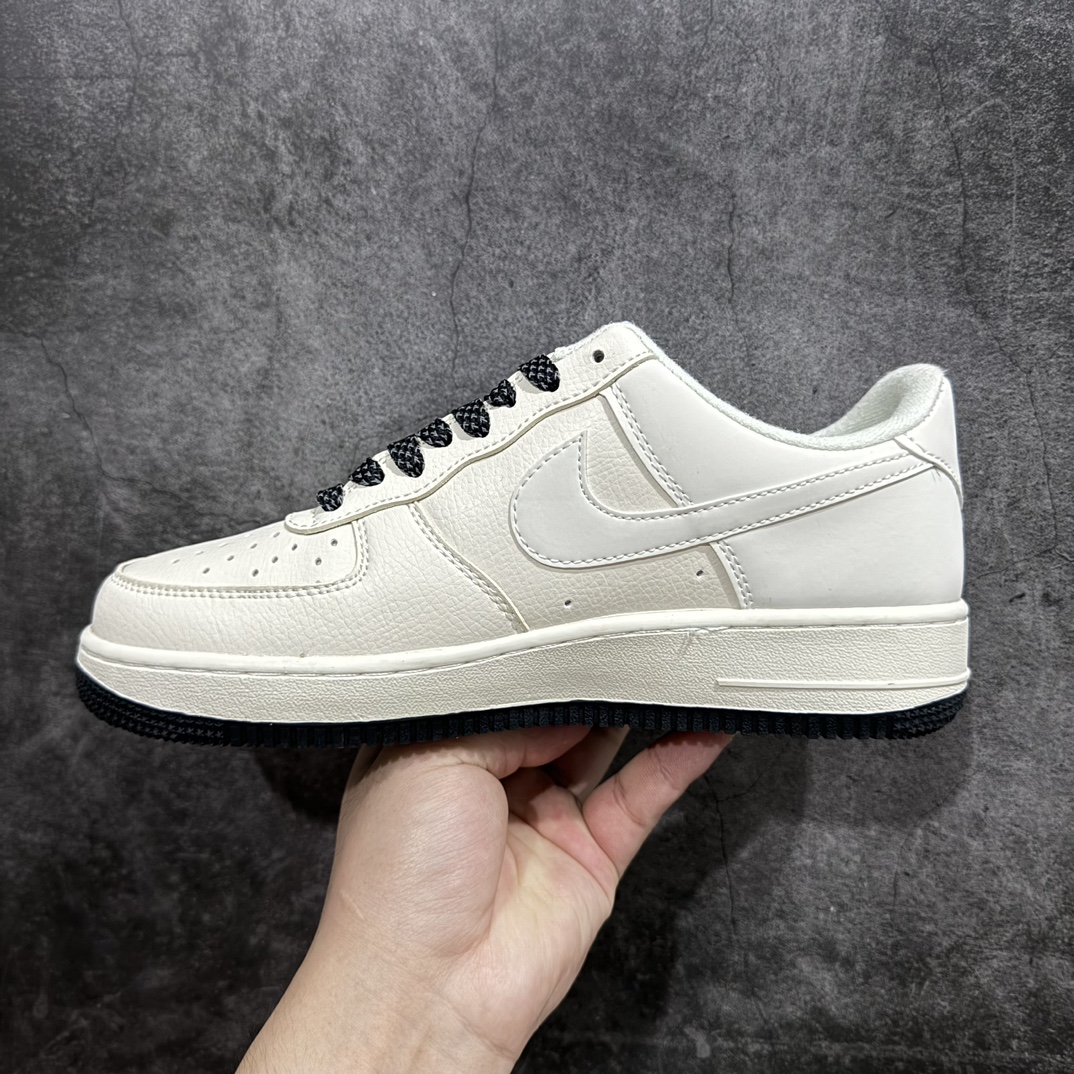 公司级海外限量发售NIkeAirForce107Low“Bape联名--米黑满天星”空军一号低帮运动鞋休