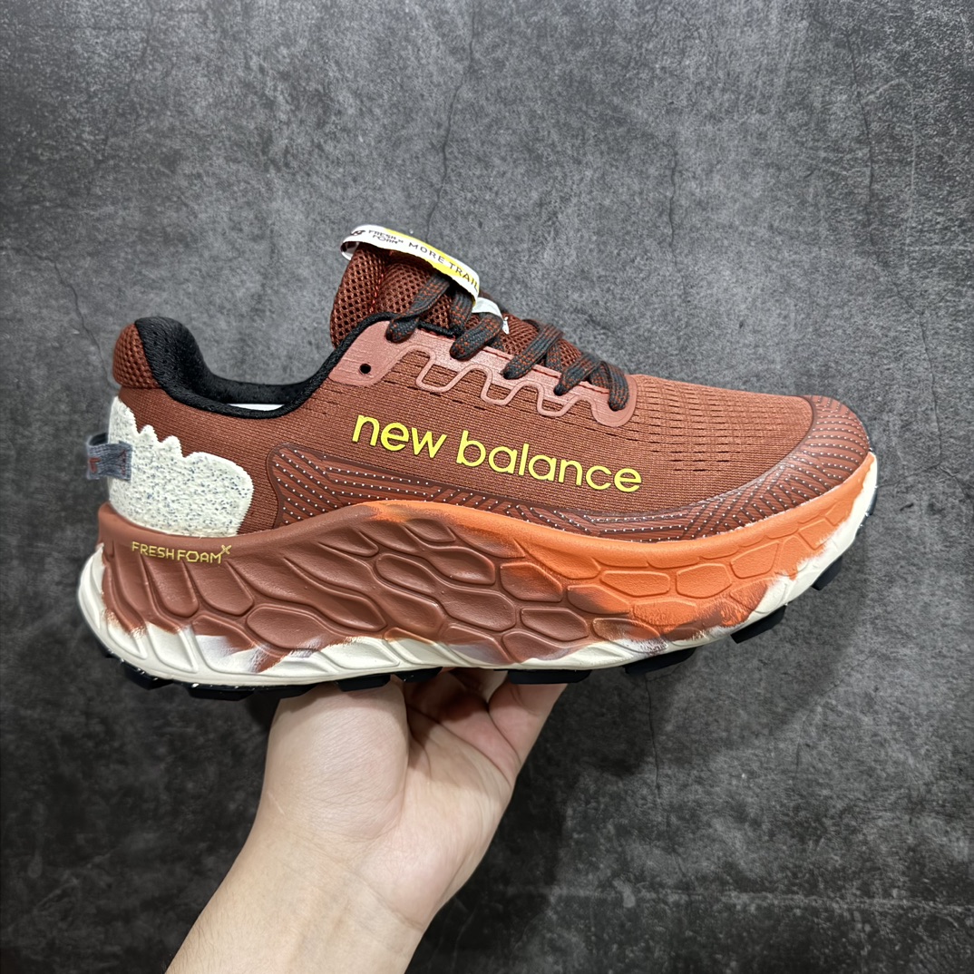 终端放店纯原版NewBalanceFreshFoamXTrailMorev3轻量跑鞋无论是越野训练跑还是