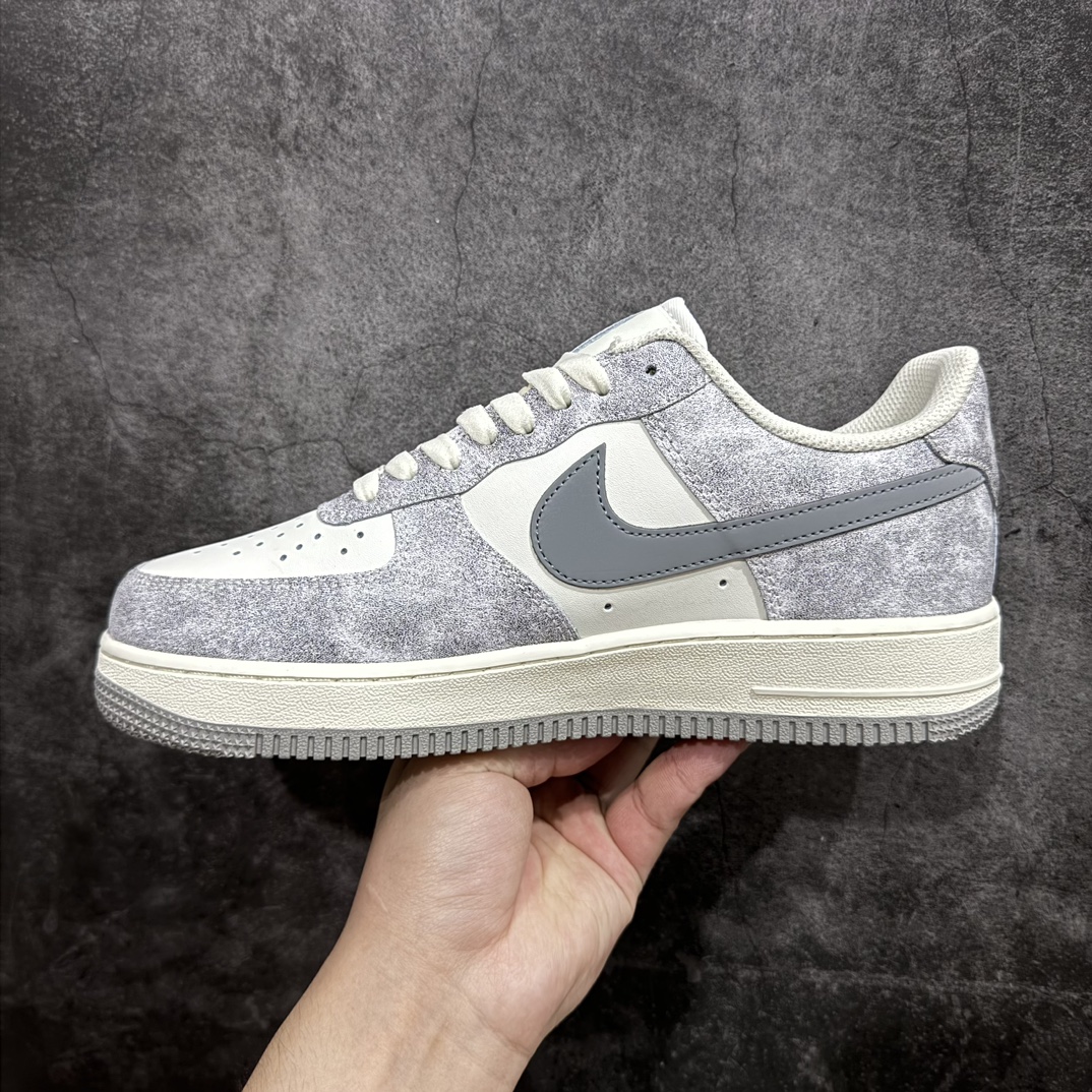 公司级NikeAirForce1Low07岩石灰配色空军一号低帮休闲板鞋原厂定制皮料定制鞋盒原楦原纸板纯