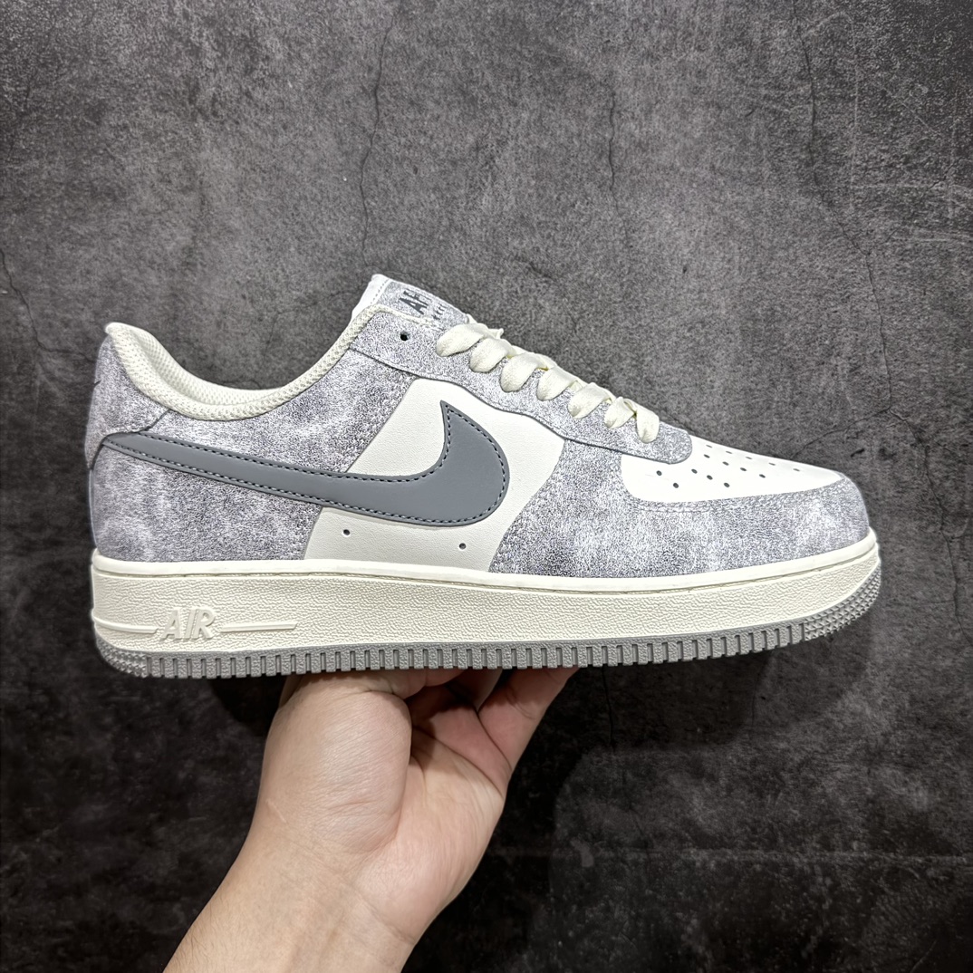 公司级NikeAirForce1Low07岩石灰配色空军一号低帮休闲板鞋原厂定制皮料定制鞋盒原楦原纸板纯