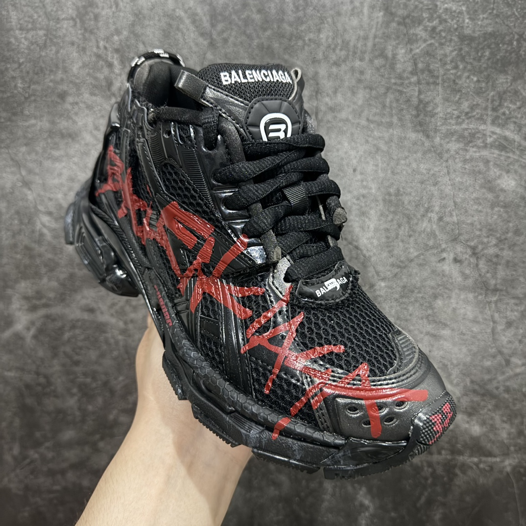 图片[3]-【XA版本】Balenciaga Runer 巴黎世家7代 破坏风 手工做旧款复古老爹鞋n全新版本出货 核心配合工厂优势供应市场最优品质 鞋型细节做旧等都好于市场版本n不但比市场货好 而且比市场货便宜💪🏻n原厂点胶工艺同步原鞋 区别市面所有版本n非市面所有固定TPU，原厂订制胶棒 一切细节高端还原  ，欢迎挑刺💪🏻 尺码：35-46 编码：DF490520-鞋库