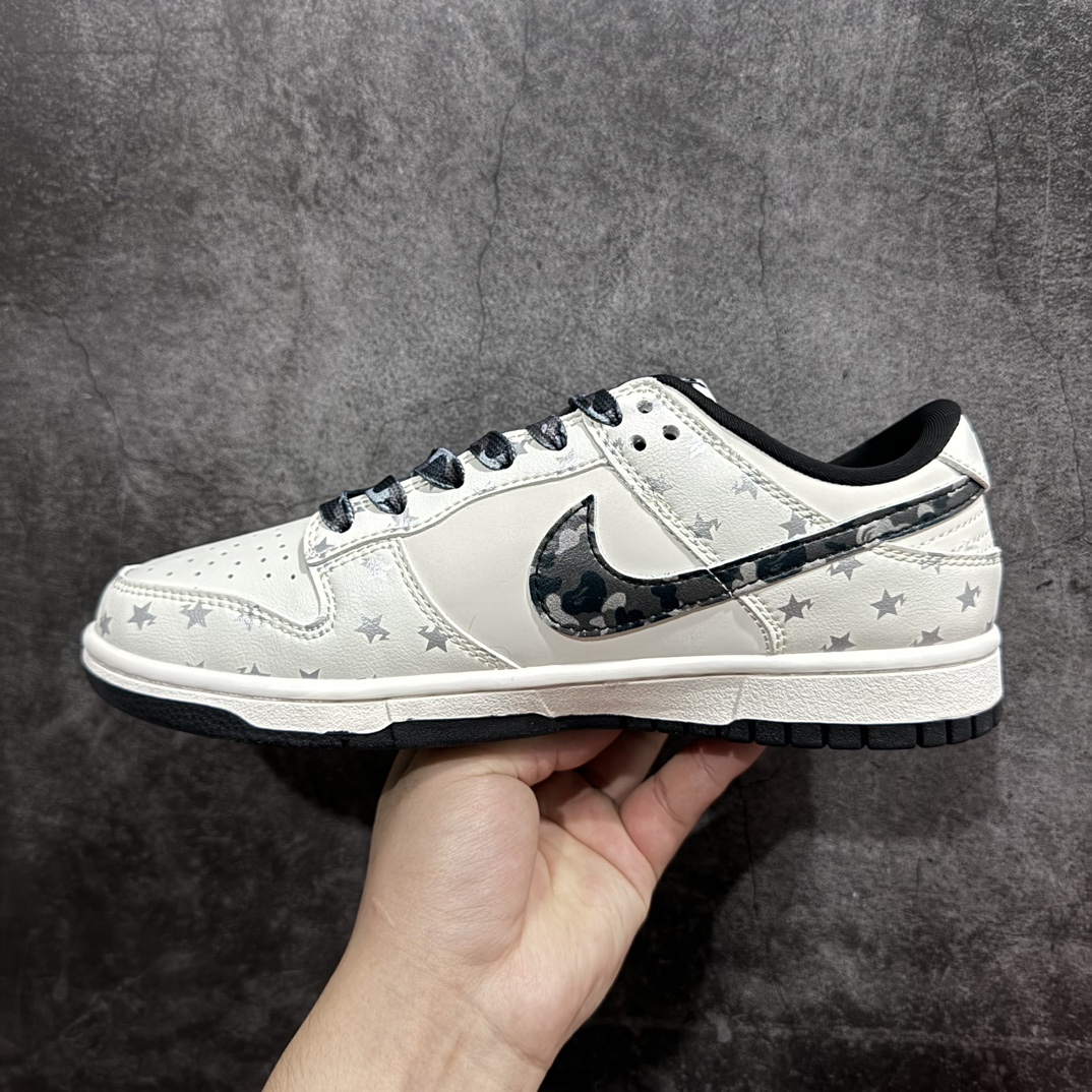 定制版NikeSBDunkLowxBAPE白黑印花纯原大厂出品极力推荐原装头层材料独家版型蒸餾加工帶來的