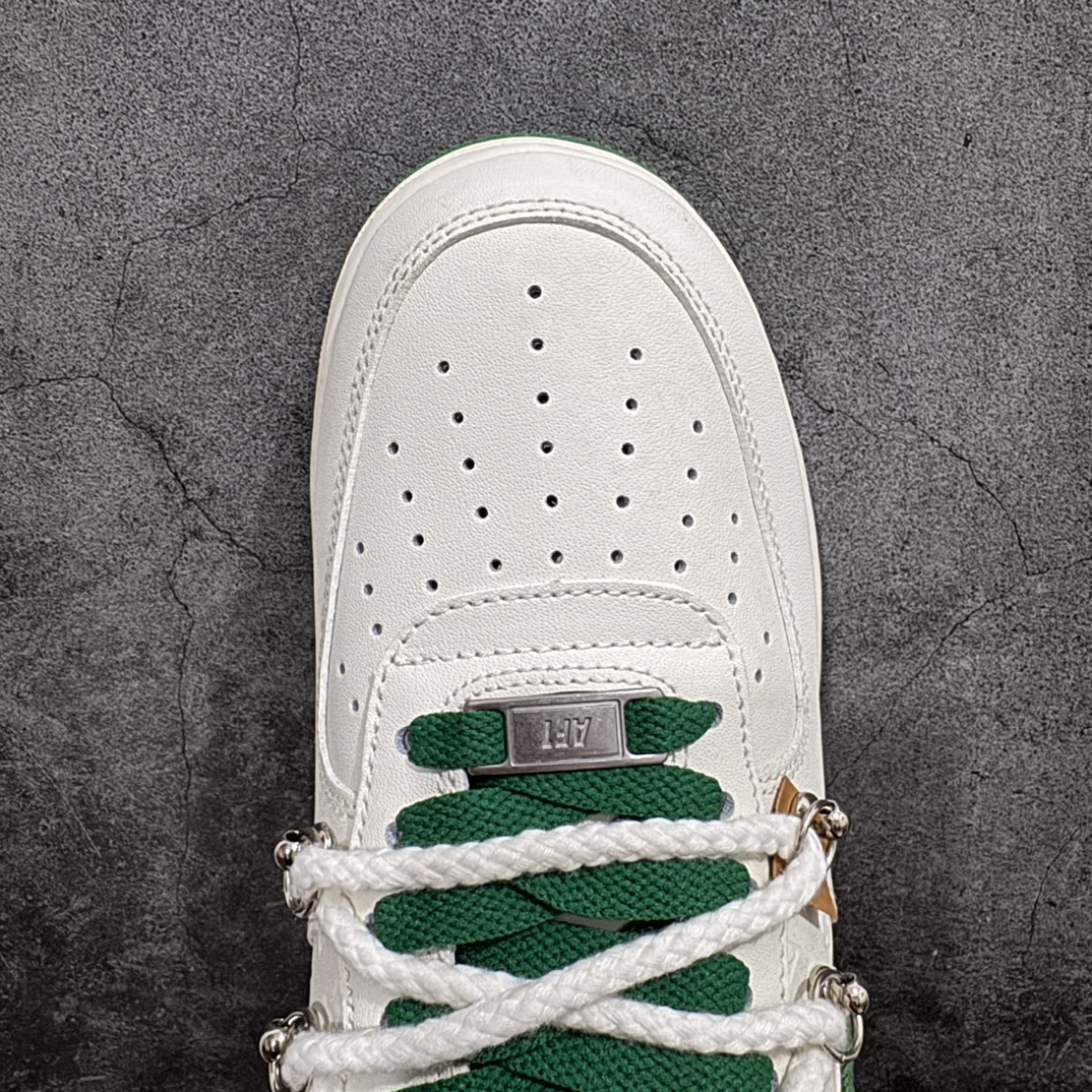 定制版NikeAirForce107Low卡皮巴拉米白绿原楦头原纸板打造纯正空军版型#专注外贸渠道全掌内