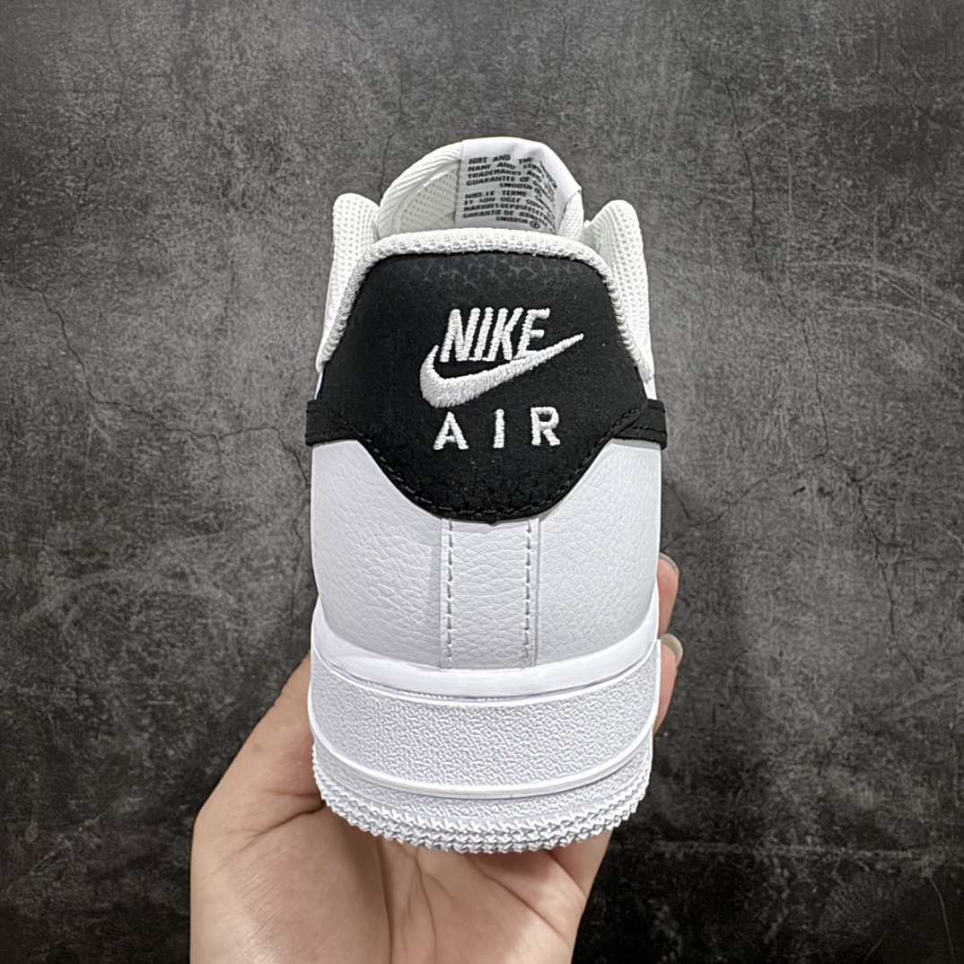 自取NikeAirForce1Low“白黑小权志龙”货号CT2302-100原厂冲刀皮料切割干净无任何毛