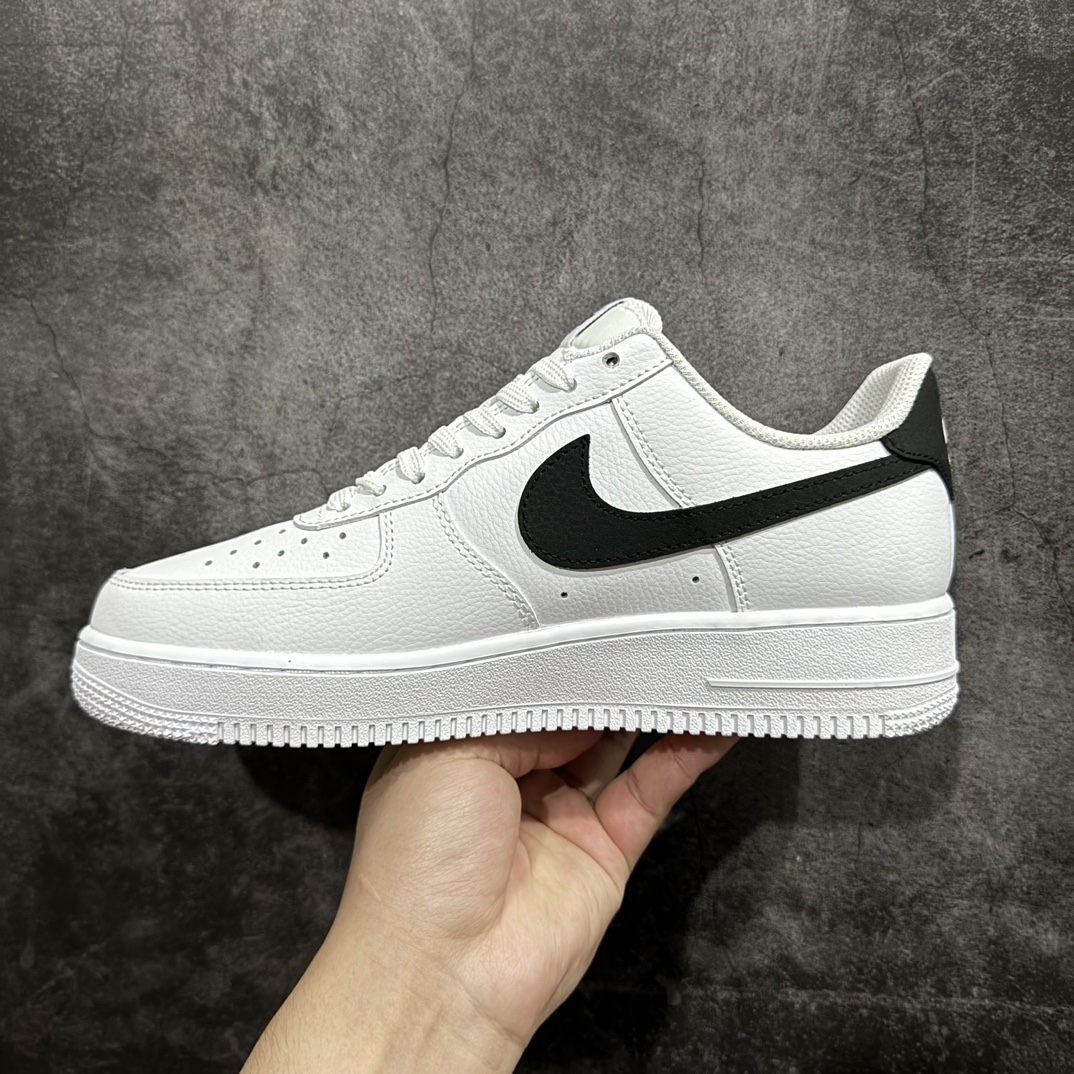 自取NikeAirForce1Low“白黑小权志龙”货号CT2302-100原厂冲刀皮料切割干净无任何毛