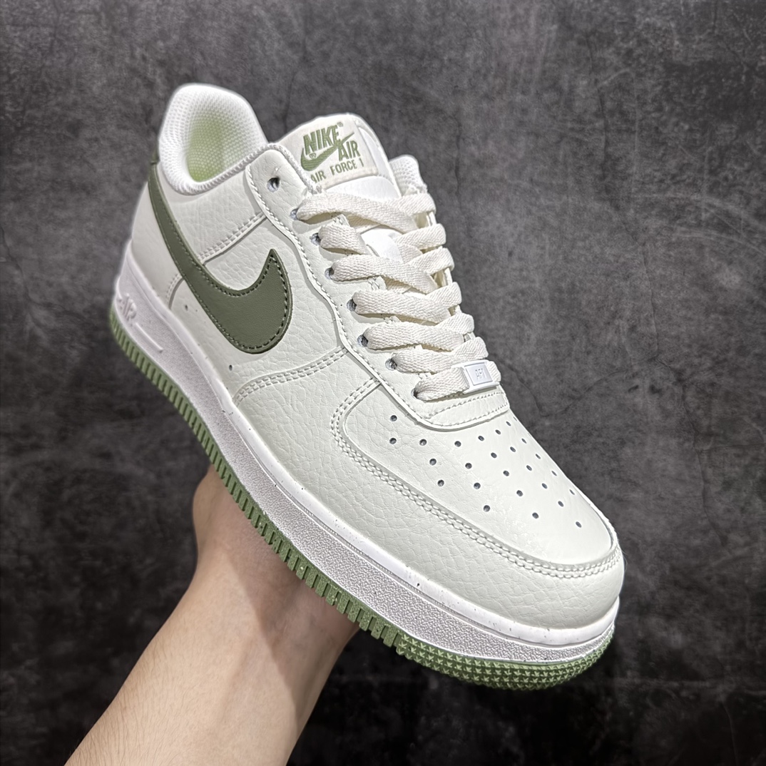 公司级NikeAirForce1Low白绿原楦头原纸板打造纯正空军版型专注外贸渠道全掌内置蜂窝气垫原盒配