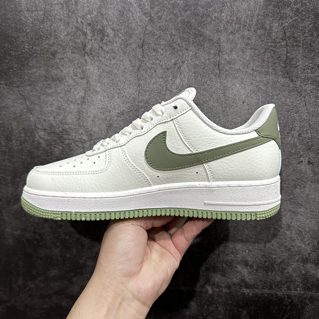 公司级NikeAirForce1Low白绿原楦头原纸板打造纯正空军版型专注外贸渠道全掌内置蜂窝气垫原盒配