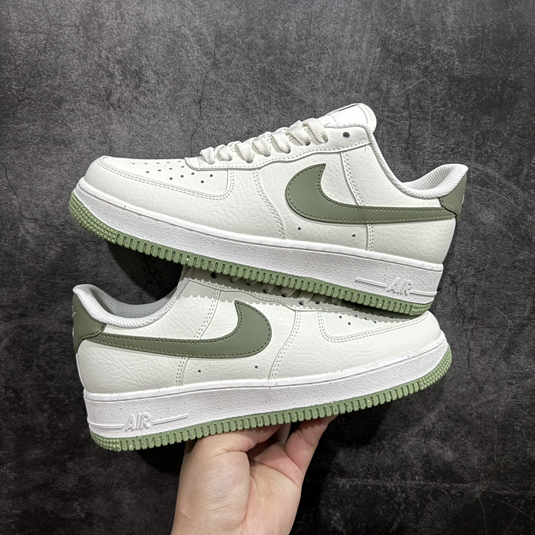 公司级NikeAirForce1Low白绿原楦头原纸板打造纯正空军版型专注外贸渠道全掌内置蜂窝气垫原盒配