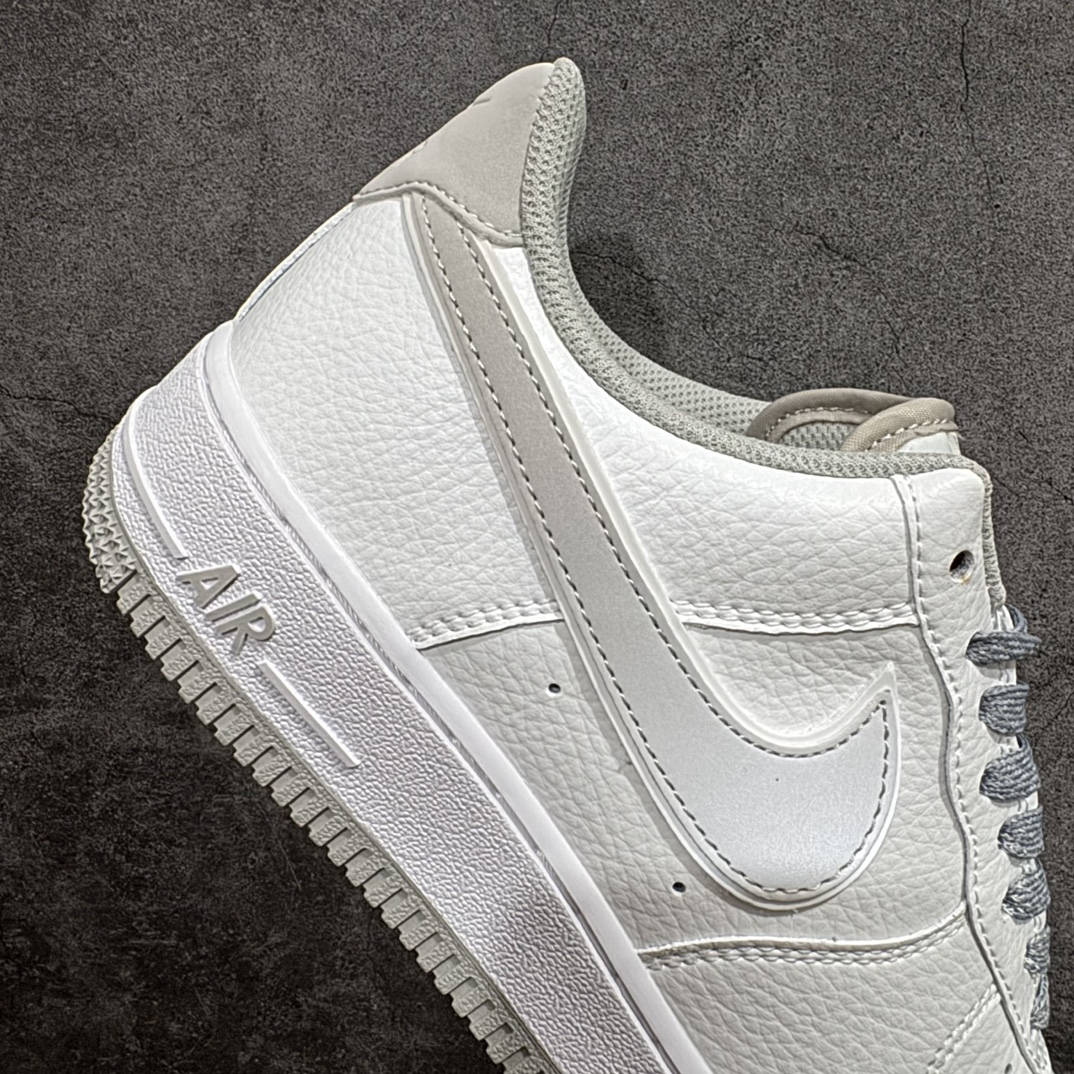 公司级NikeAirForce1Low白灰原楦头原纸板打造纯正空军版型专注外贸渠道全掌内置蜂窝气垫原盒配