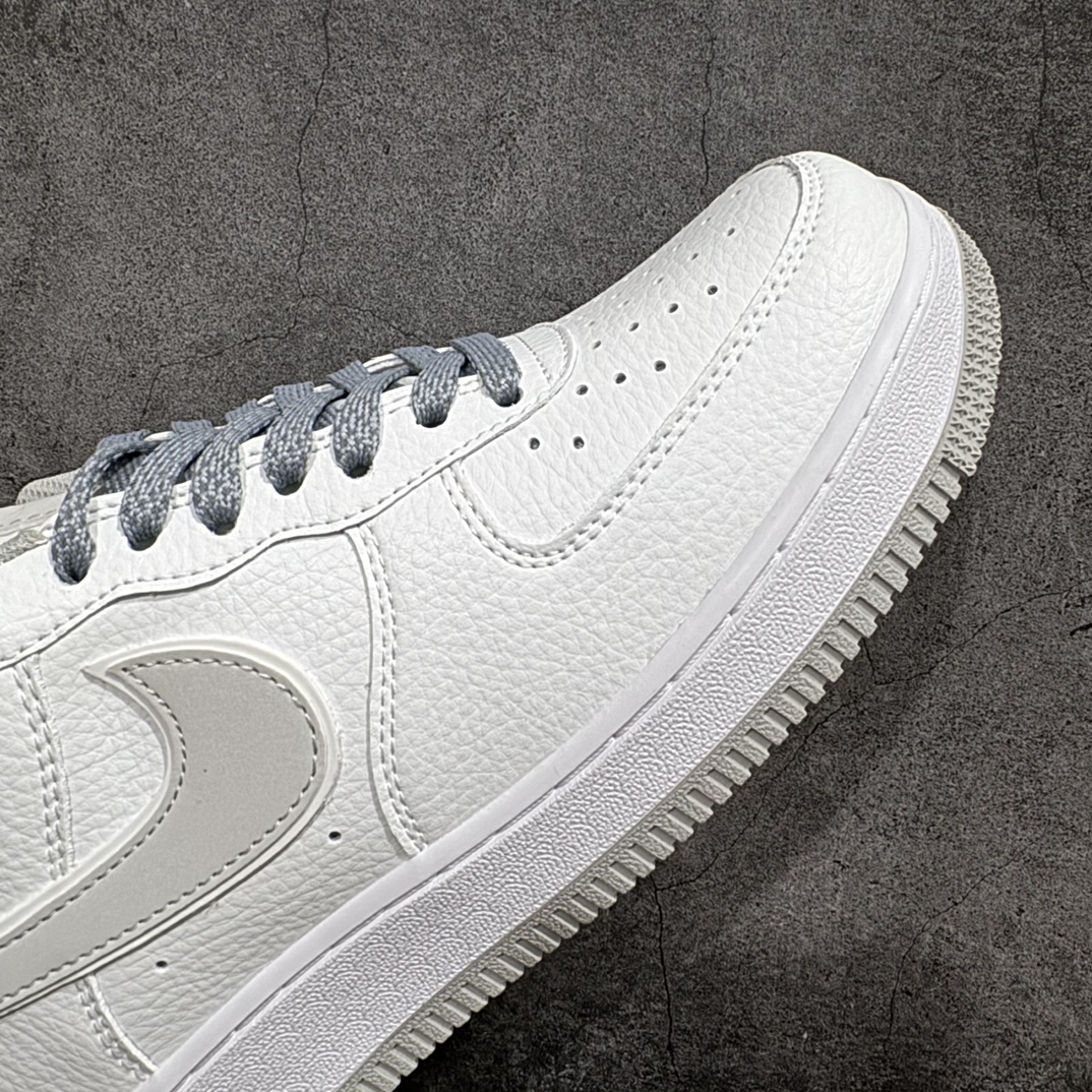 公司级NikeAirForce1Low白灰原楦头原纸板打造纯正空军版型专注外贸渠道全掌内置蜂窝气垫原盒配