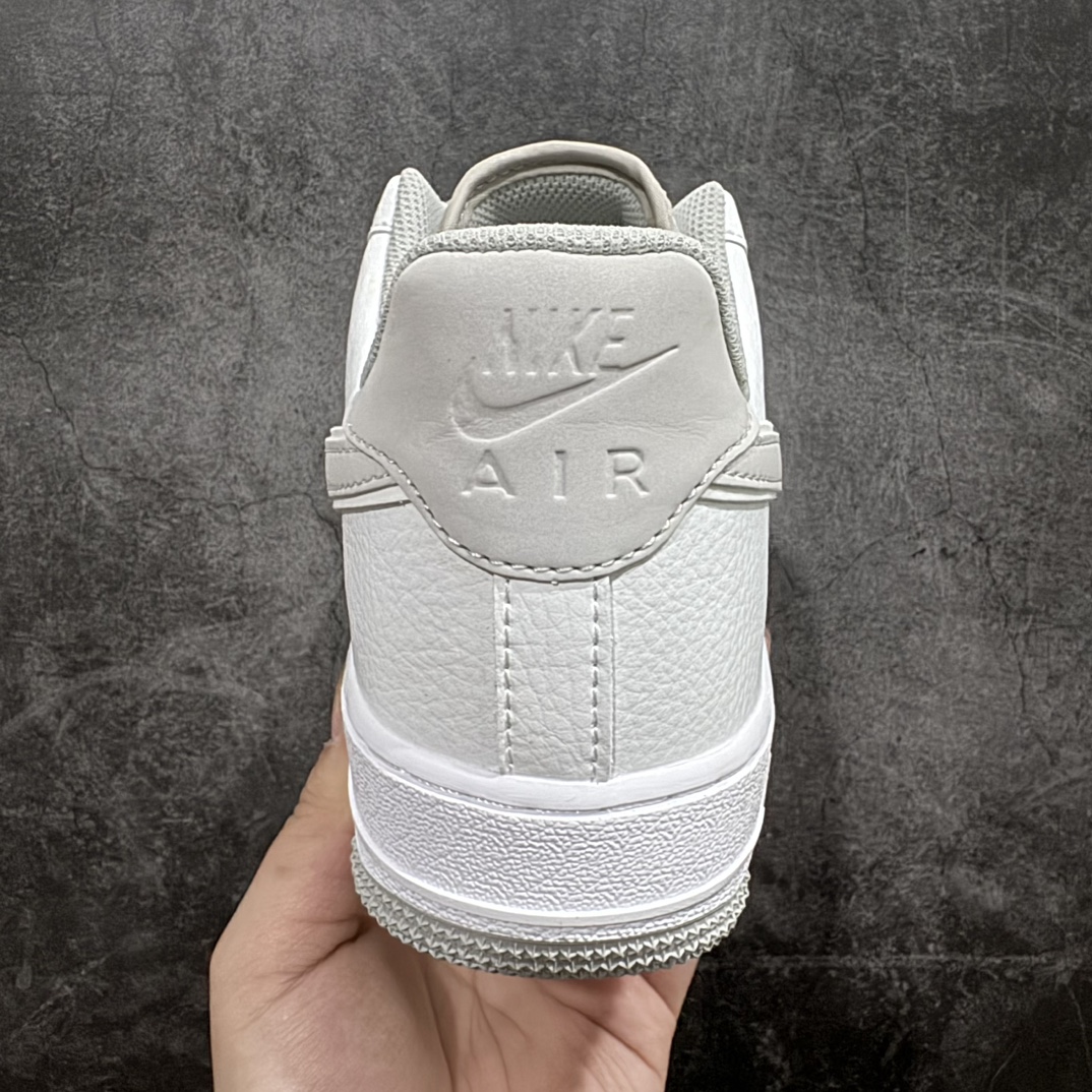 公司级NikeAirForce1Low白灰原楦头原纸板打造纯正空军版型专注外贸渠道全掌内置蜂窝气垫原盒配