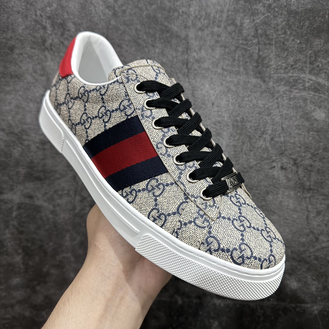 图片[3]-【顶级lw版】经典高奢古驰GUCCI古驰 Ace Embroidered Low-Top拼色刺绣系列低帮潮流百搭休闲板鞋n市售最强顶级几率混卖版本全网首发Gucci古驰小蜜蜂附送原装一致鞋舌仿磨环保纸垫 全套专柜包装物及配件外盒标和鞋底嵌入核心防伪芯片感应装置秒杀市面任何版本n意大利进口超软小牛皮+同源出厂真丝绸防尘鞋套袋原装雪梨形超软沙绒纸团高工艺无缝细空胶技术 贴楦误差0.05mm 鞋底采用固特异内外锁死工艺 最大限度弯折永不开胶 原鞋一致效果环保无味❗   尺码：35 36 37 38 39 40 41 42 43 44 编码：HH380420-鞋库