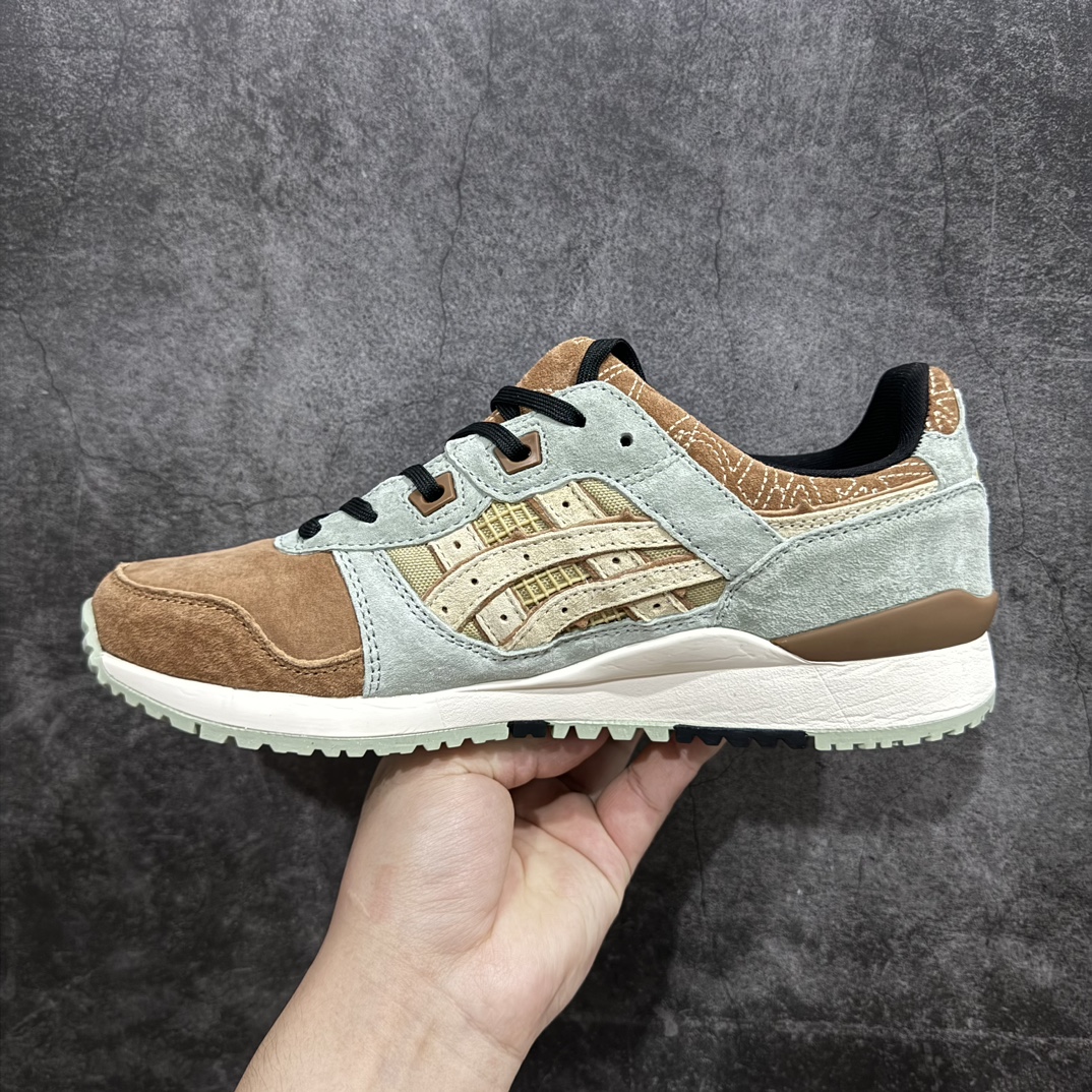 公司级AsicsGel-Lyte3反毛皮织物休闲跑步鞋GEL-LYTETIIIOG运动鞋再次以其90年代