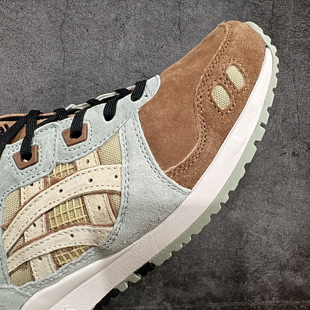 公司级AsicsGel-Lyte3反毛皮织物休闲跑步鞋GEL-LYTETIIIOG运动鞋再次以其90年代