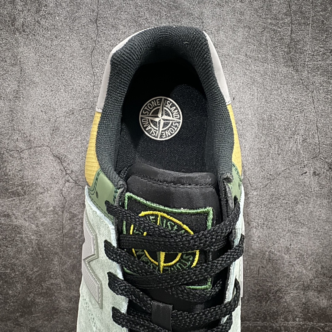 公司级StoneIslandxNB新百伦NewBalanceU574升级版系列低帮复古休闲运动慢跑鞋“石