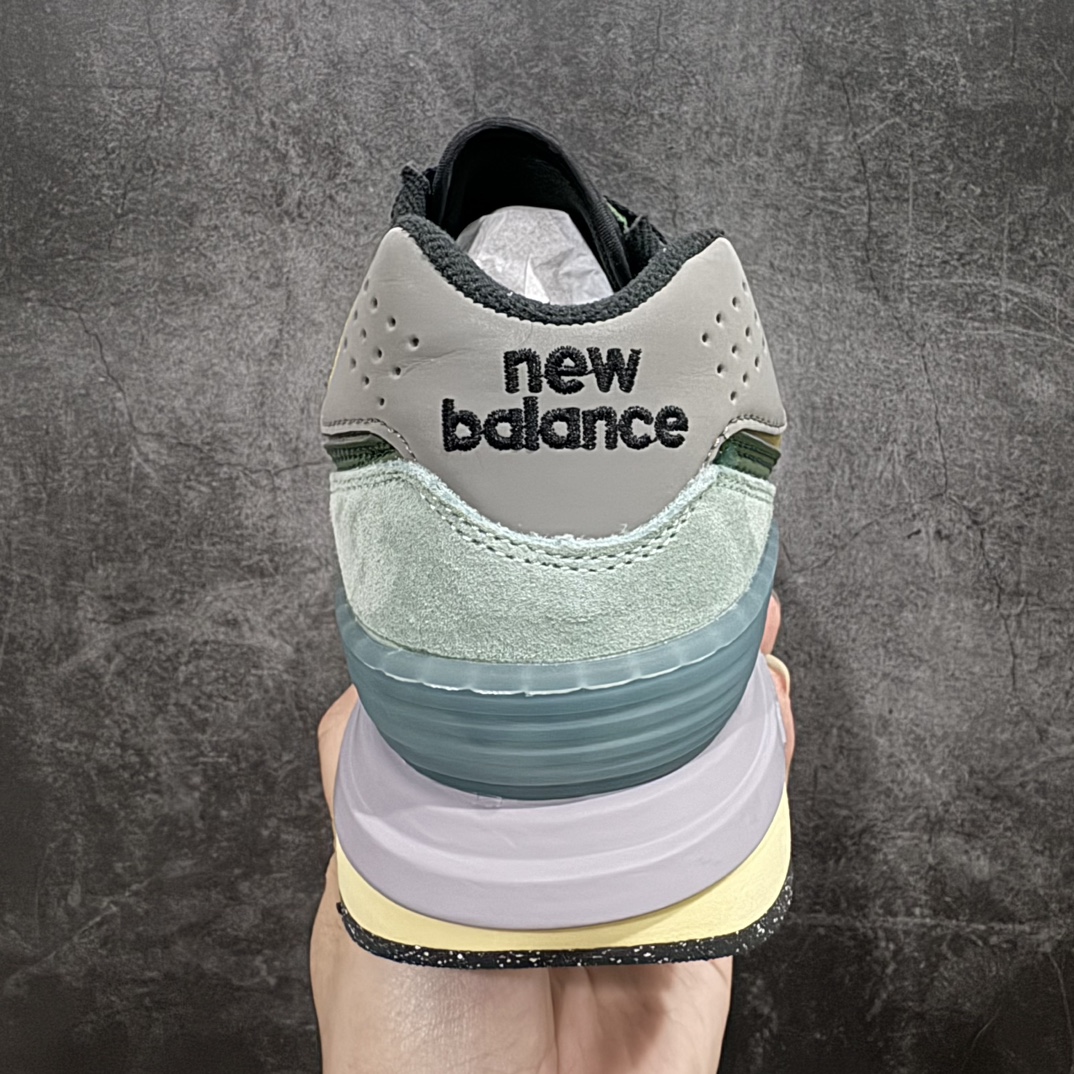 公司级StoneIslandxNB新百伦NewBalanceU574升级版系列低帮复古休闲运动慢跑鞋“石