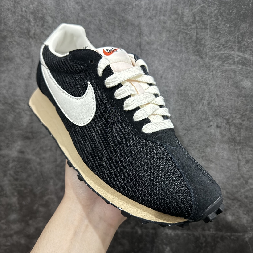 纯原版 Nike Roshe Run LD-1000 x Stussy 黑色白勾 休闲运动慢跑鞋 HM0950-001