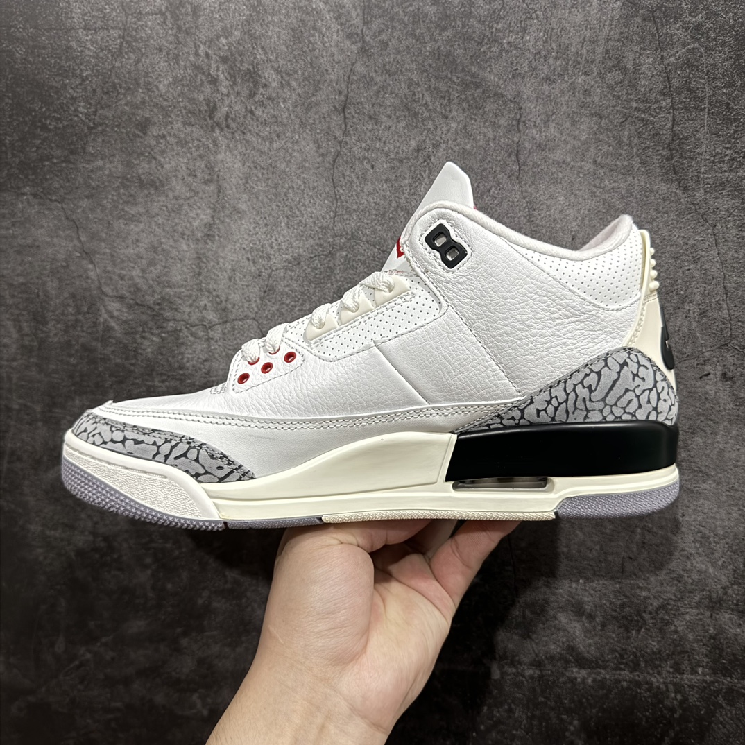 纯原AirJordanAJ3Retro复古白水泥DN3707-100有史以来市场最高版实拍所见即所得所有