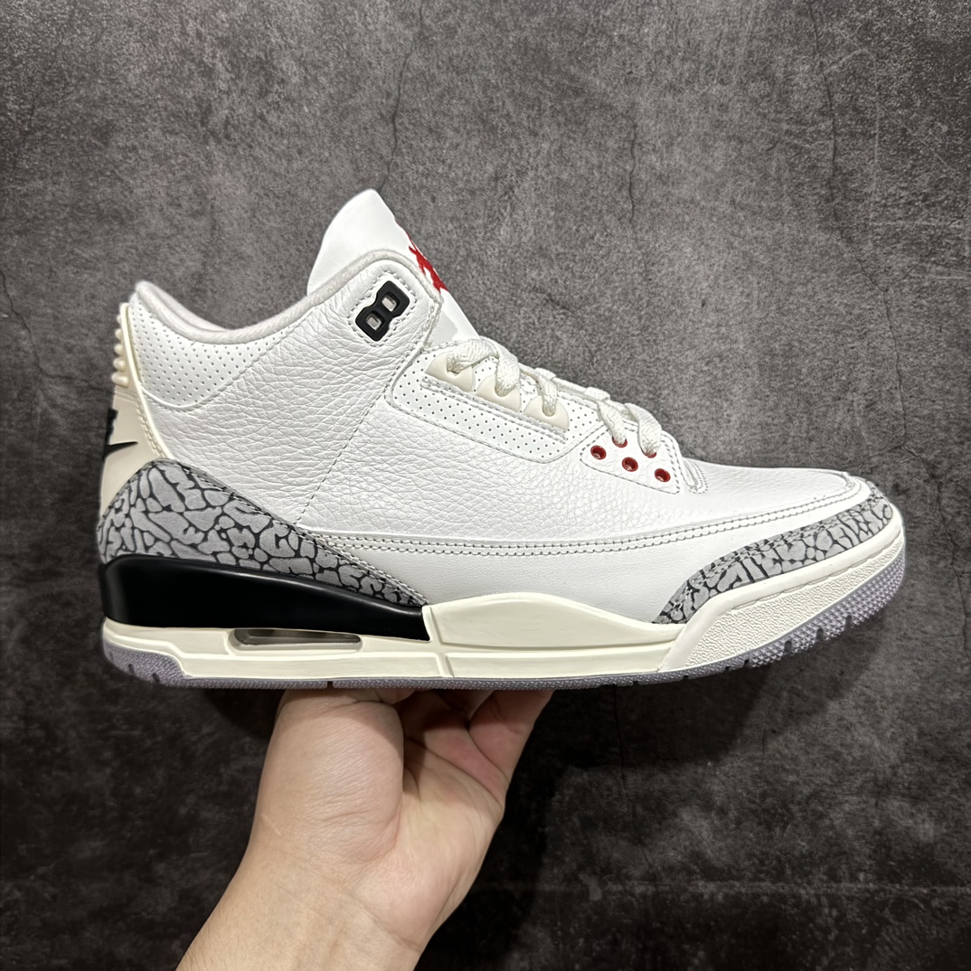 纯原AirJordanAJ3Retro复古白水泥DN3707-100有史以来市场最高版实拍所见即所得所有