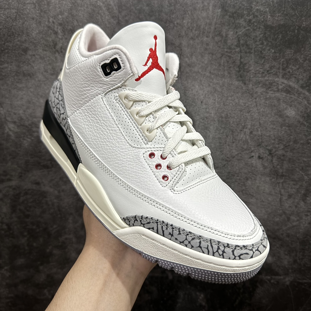 纯原AirJordanAJ3Retro复古白水泥DN3707-100有史以来市场最高版实拍所见即所得所有