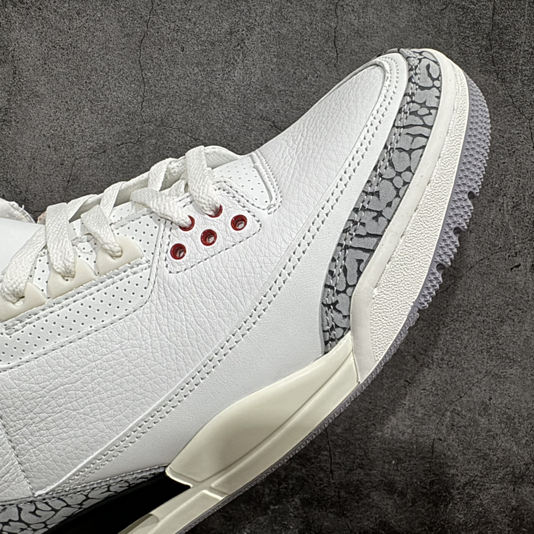 纯原AirJordanAJ3Retro复古白水泥DN3707-100有史以来市场最高版实拍所见即所得所有