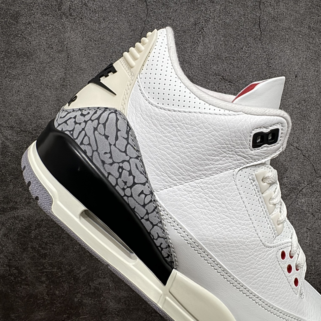 纯原AirJordanAJ3Retro复古白水泥DN3707-100有史以来市场最高版实拍所见即所得所有