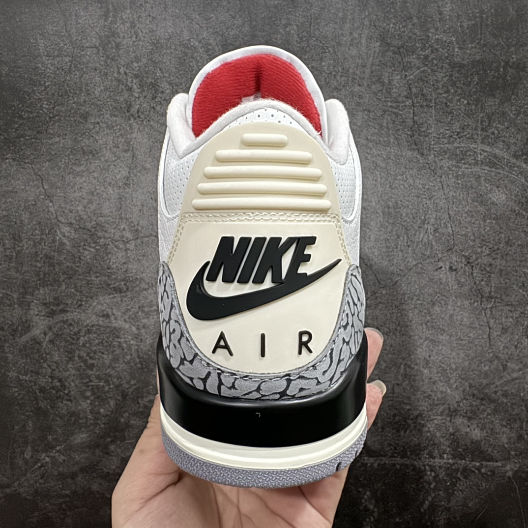 纯原AirJordanAJ3Retro复古白水泥DN3707-100有史以来市场最高版实拍所见即所得所有