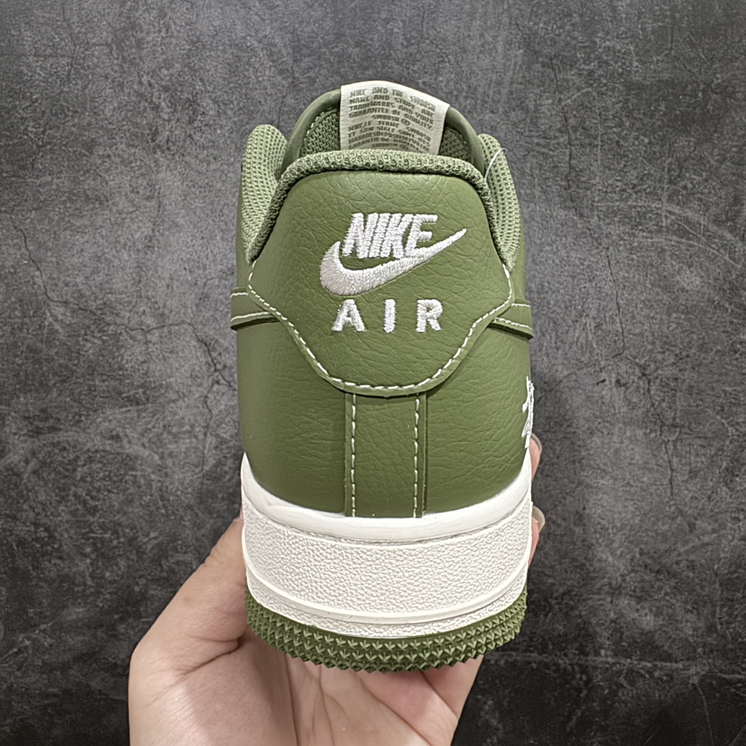 定制版 Nk Air Force 1'07 Low 斯图西联名-荷叶绿 空军一号低帮休闲板鞋 BB5353-515