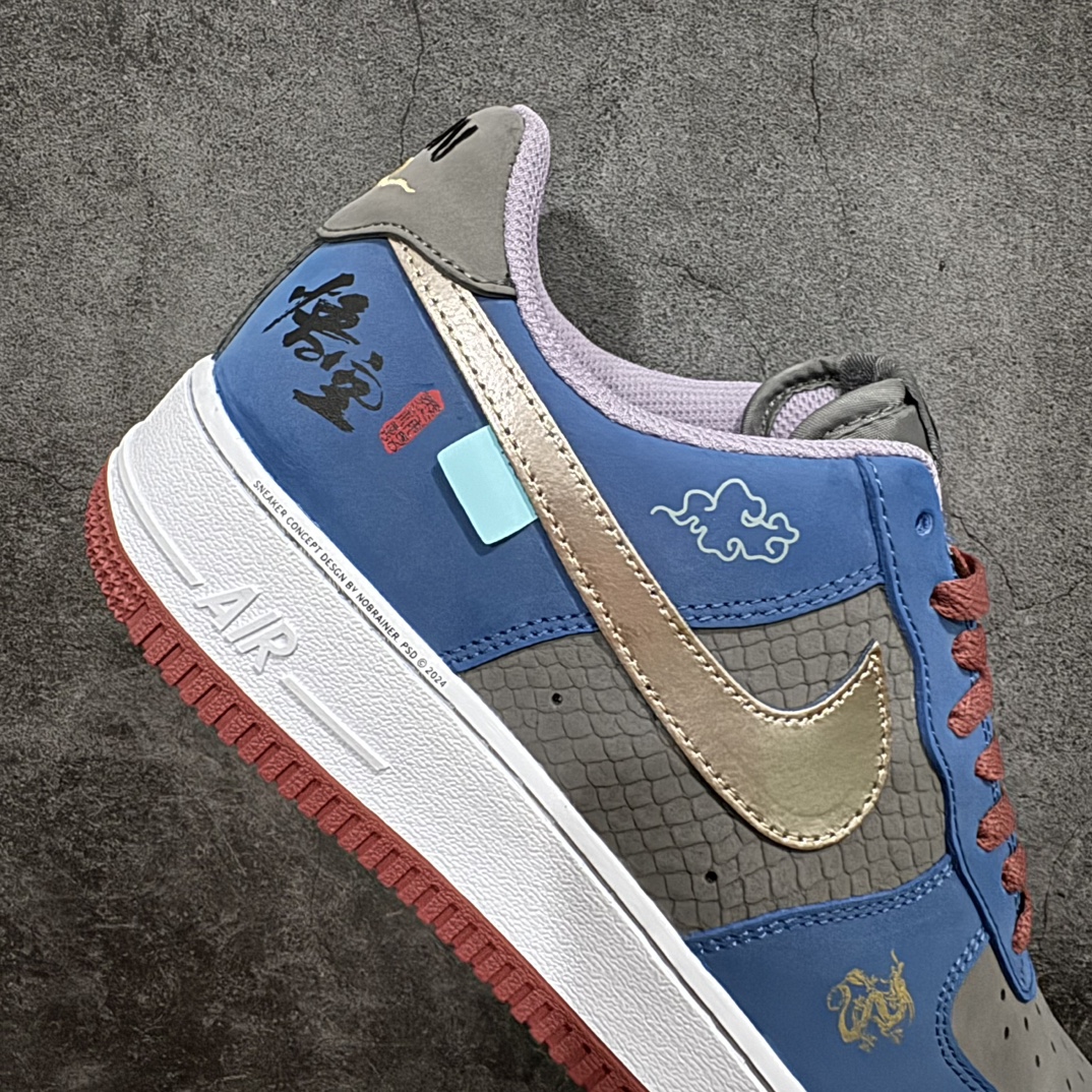 定制版 Nk Air Force 1'07 Low 黑神话悟空联名款 空军一号低帮休闲板鞋 AF2434-109