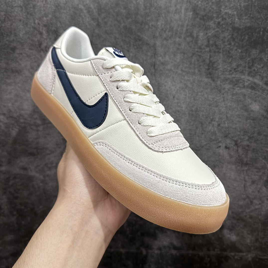 图片[3]-【公司级】Nike Killshot2 Ieather FS 耐克德训全系板鞋-白深蓝n市面唯一全新版型全新大底 进口头层麂皮n耐磨耐穿四季可穿 百搭不怯场n美拉德风格德训经典时尚休闲百搭 货号：432997-107 Size：35.5 36 36.5 37.5 38 38.5 39 40 40.5 41 42 42.5 43 44 44.5 45 编码：HXS210220-鞋库