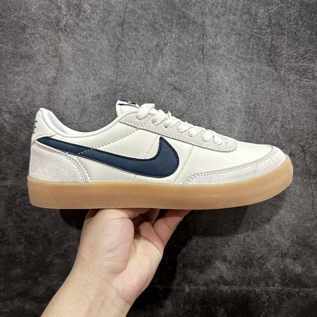 【公司级】Nike Killshot2 Ieather FS 耐克德训全系板鞋-白深蓝n市面唯一全新版型全新大底 进口头层麂皮n耐磨耐穿四季可穿 百搭不怯场n美拉德风格德训经典时尚休闲百搭 货号：432997-107 Size：35.5 36 36.5 37.5 38 38.5 39 40 40.5 41 42 42.5 43 44 44.5 45 编码：HXS210220-鞋库