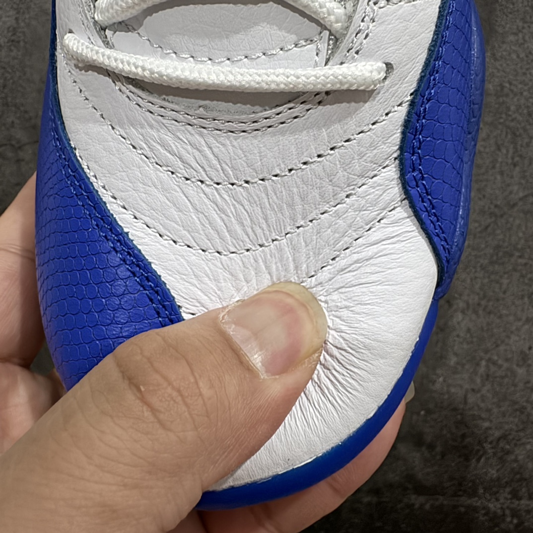 图片[5]-【XP纯原】顶级Air Jordan AJ12 BlueBerry 白蓝 货号：CT8013-140nn原楦原纸板开发 原汁原味12代鞋型进口原厂皮料 超软荔枝皮 质感满分n原厂碳板 原装材料 原厂定制金属扣 原厂电绣 支持与公司货全方位对比 只服务于5%懂鞋的高端客户 发国外可支持各种retail商店充正寄售 SIZE：40 40.5 41 42 42.5 43 44 44.5 45 45.5 46 47.5 编码：XP500520-鞋库