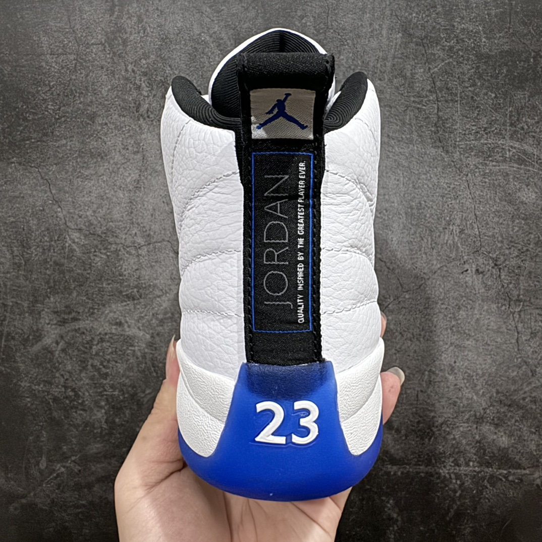 外贸大厂纯原顶级AirJordanAJ12BlueBerry白蓝货号CT8013-140原楦原纸板开发原